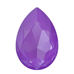 STAR BRIGHT 4327 Large Pear Fancy Stones 30x20mm Crystal Electric Violet Ignite (LacquerPro) (24 Pieces)